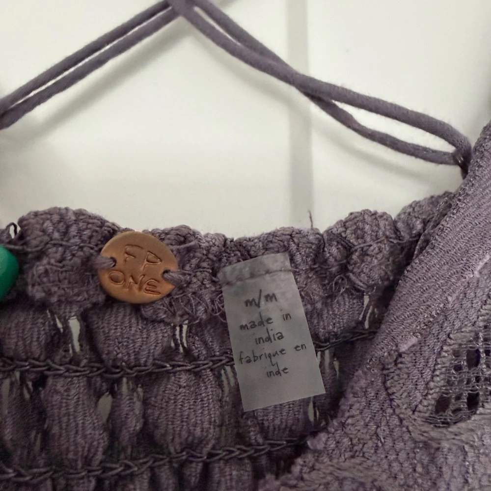 Free People Charcoal Backless Dress - Picture 3 of 3